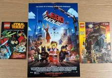 Lego Summer 2014 Catalog + Lego Star Wars Comic + Lego Movie Poster