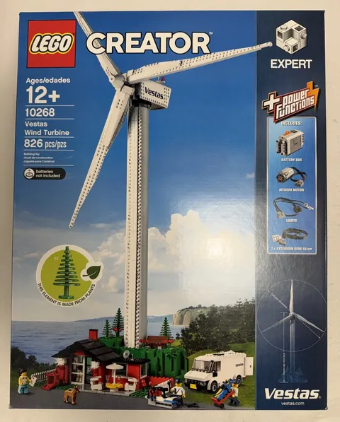 Lego 10268 Vestas Wind Turbine - Creator Expert w/Power Functions BNIB