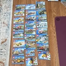 Variety of LEGO CITY Illustrated Instruction Manual Booklets English