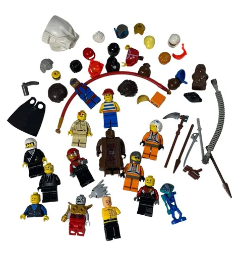 LEGO Mini Figure Parts and Accessories Lot Star Wars & More 49 Pieces