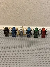 CUSTOM  Zane Lloyd Kai Jay Cole The Hands of Time Ninjago Minifigure Lot of 6!