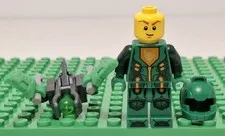 Lego Nexo Knights Aaron Fox Minifigure With Mini Blaster - NO ARMOR NO VISOR
