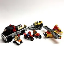 ATV Race Team Dirt Bike Snow Mobile Plow Airplane Truck 4 Wheeler 60148 LEGO Lot
