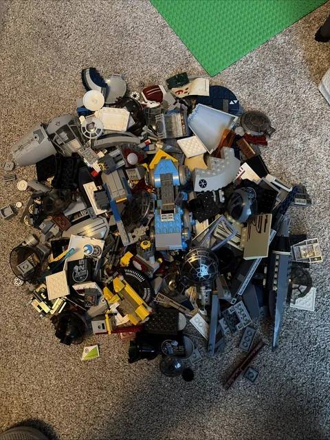 2+ LB LEGO STAR WARS STICKER PIECE AND PARTIAL SET LOT