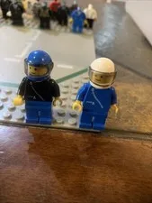 Vintage Blue Racer Minifigure (lot of 2) LEGO®