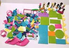 Lego Friends Disney Princess 10 Minifigs 250+ Bricks Specialty Parts Bulk Lot 🔥