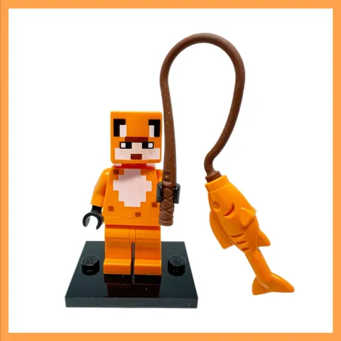 LEGO Minecraft Orange Fox Skin Minifigure 2022 Retired