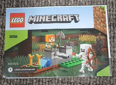LEGO 30394  Minecraft Manual Only Skeleton Defense 