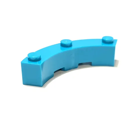 LEGO Parts & Pieces: BOW 1/4 4X4X1 Element 6213786 Brt. Bluish Green✨New 10 Pcs.