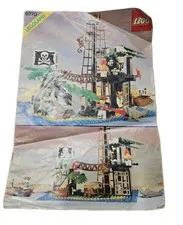 Lego Pirates Forbidden Island (6270) Instruction Booklet Only