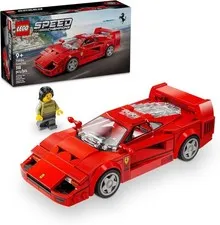 LEGO Speed Champions Ferrari F40 Supercar, Toy Car Model Building Set 76934 🎁
