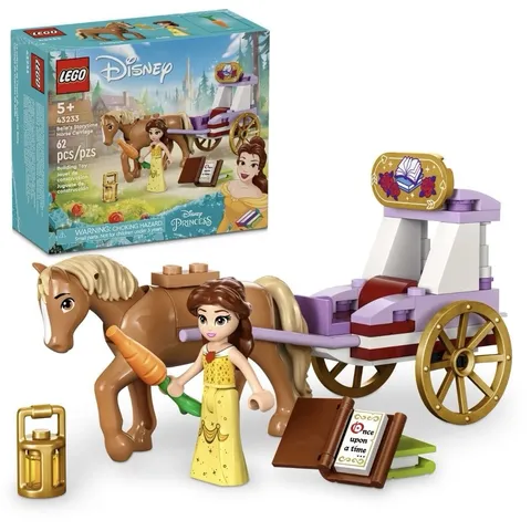 Lego Disney Princess Belles Storytime Horse Carriage 43233 ~ 62PCS ~ 5+ ~ SEALED