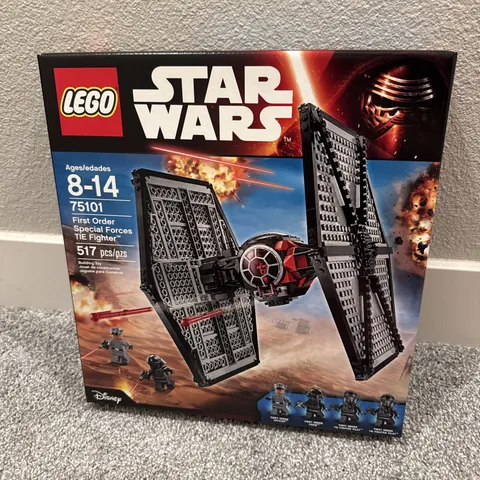 New Sealed Retired LEGO Star Wars #75101 First Order Special Forces TIE Fighter