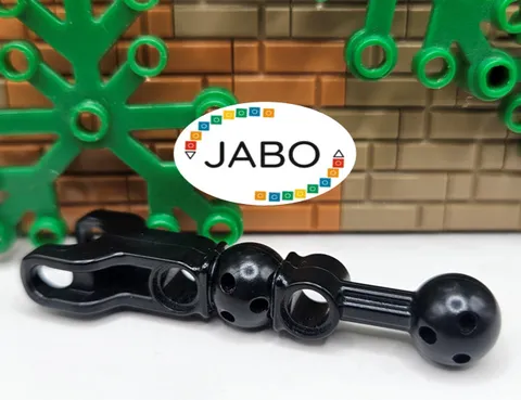 (S18 / 8 / 11) LEGO Hero Factory 90607 Arm / Leg Leg Ball Joint Black