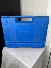Vintage 1984 LEGO Blue Plastic Storage Carrying Case – Rare Retro Toolbox Style