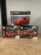 LEGO Speed Champions Ferrari Bundle – 75899 + 75890 + 75908 (458 LaFerrari f40)