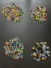 Genuine LEGO Bulk Lot Small Detail Pieces Spare Parts Studs Slopes Gears Mix