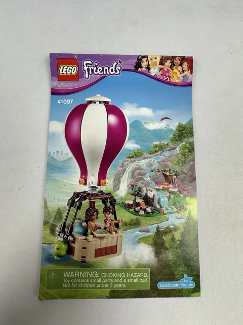 Lego Friends Heartlake Hot Air Ballon Instruction Manual Only 41097