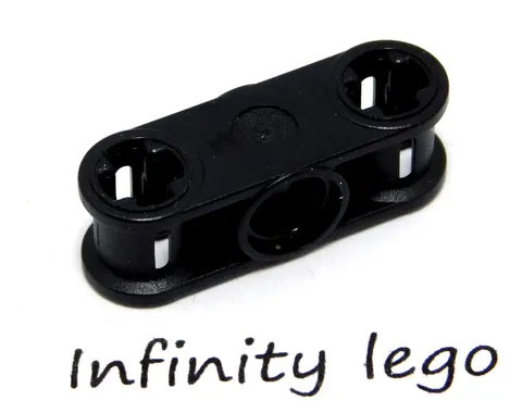 10 LEGO Technic Black Cross Block 1 x 3 Twin Axle Holes (32184 42142) 10 Pieces