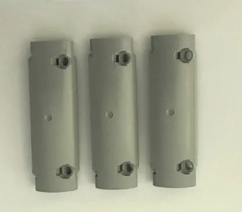 LEGO Technic Panel Curved 11 x 3 with 2 Pin Holes 62531 - GREY GRAY - 3 parts