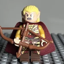 LEGO Minifigure Lord of the Rings Haldir Elf lor020 2012 9474 Helm's Deep 3D