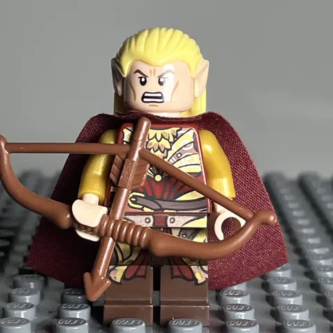 LEGO Minifigure Lord of the Rings Haldir Elf lor020 2012 9474 Helm's Deep 3D