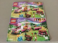 Lot of (2) Lego Friends Instruction Manuals - #3184-1 & #3184-2