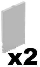 Lego NEW Trans-Clear Pane Window Glass 1 x 2 x 3 Stud Part 60602 Qty 2 D755