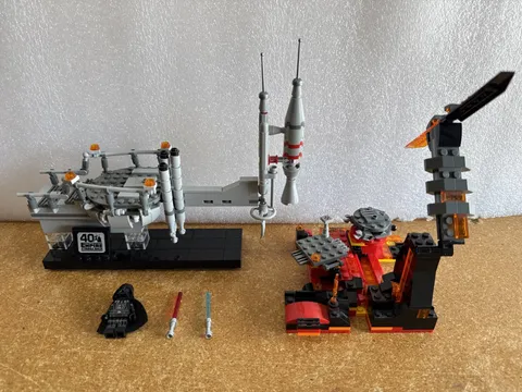 LEGO 75294 Star Wars Bespin Duel Empire Strikes Back + Mustafar *Missing Figs*