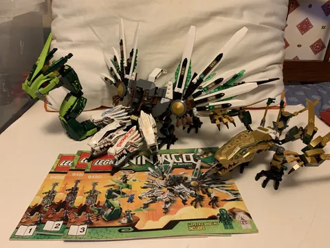 LEGO Ninjago Ultra Dragon, Golden Dragon, Great Devourer LOT (see description)