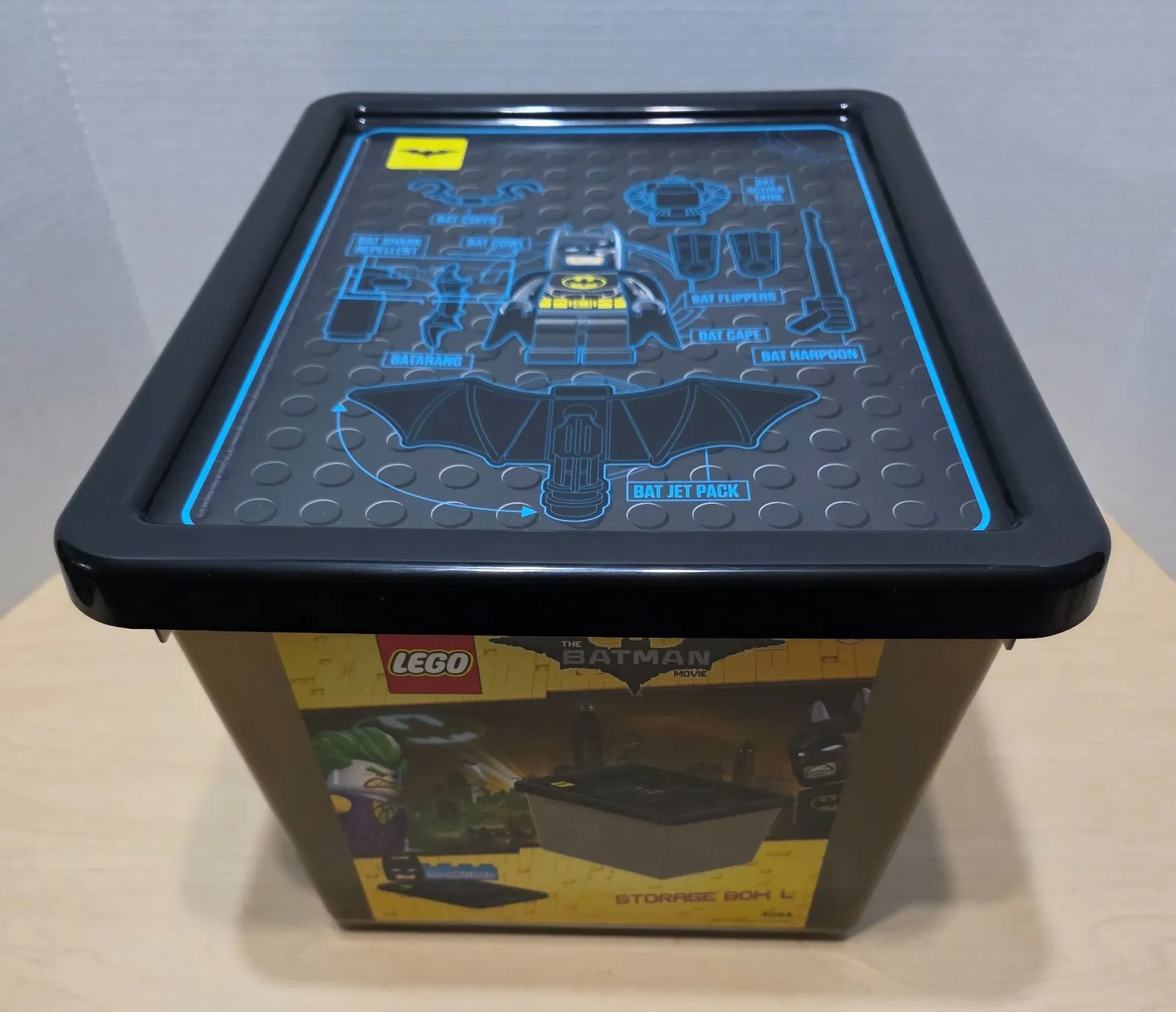New Rare 2017 LEGO Batman Special Edition 4094 Large Storage Box Bin & Lid Set
