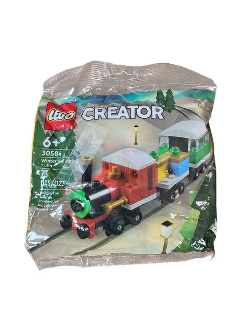 New Lego Creator Winter Holiday Train 30584 Set 73 pcs 2022