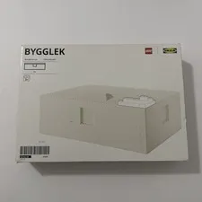 Lego IKEA BYGGLEK Large Storage Box with Lid 35x26x12cm / 13.75x10x4.5” -  New