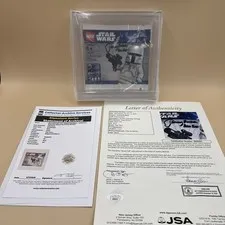 LEGO Star Wars: White Boba Fett Polybag (4597068) Jeremy Bolloch Signed CAS 85+