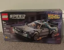 LEGO Speed Champions 77256 Time Machine Delorean Back To The Future, New in Box