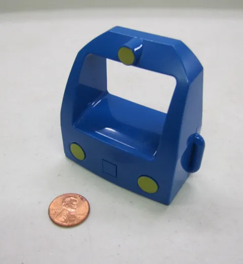 Lego Duplo Blue Train Engine Front Specialty Printed Block Part Engine
