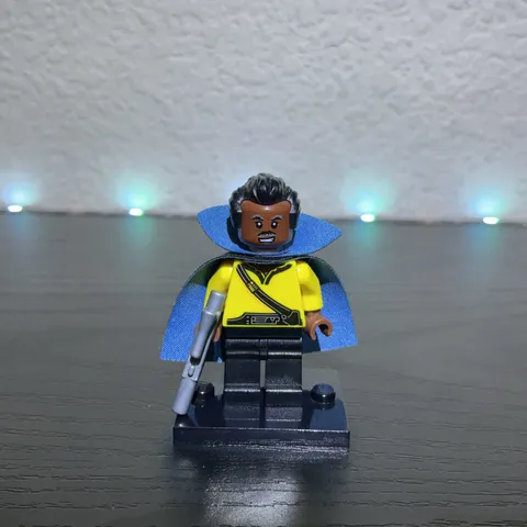 LEGO Star-Wars Lando Calrissian (Cape w/ Collar) Minifigure From Set (75257) 2M