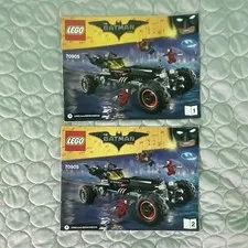 LEGO The Batman Movie 70905 The Batmobile INSTRUCTION MANUALS ONLY Books 1 & 2