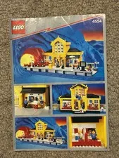 1991 Lego manual Trains Metro Station 4554 **ORIGINAL** Good condition
