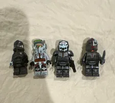 LEGO Star Wars bad batch minifigs, good condition, no damage barley used