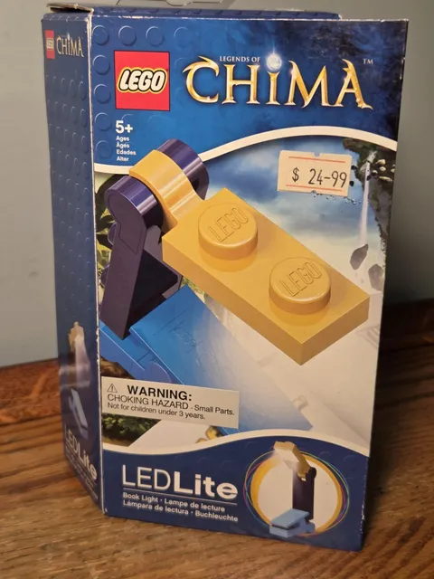 Chima LEGO LED Lite Book Light - Blue/Yellow 2013 (LGL-CL1) Brand New Sealed
