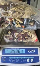 Over 5 Pounds LEGO Pieces Sand Brown Gray. Bulk Lot