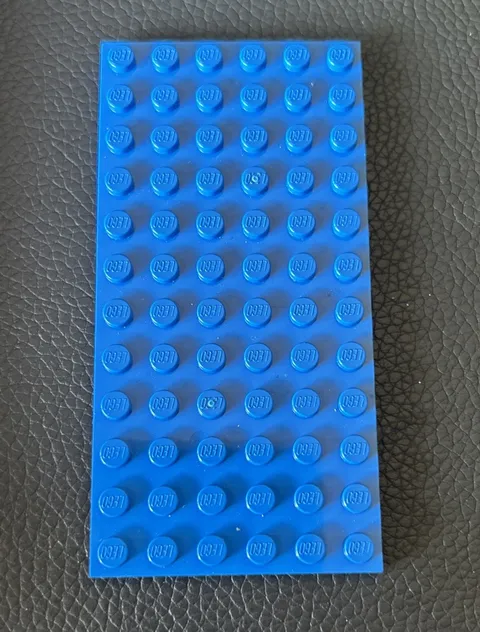 Lego 3028 Flat Plate 6x12 Blue Replacement Part
