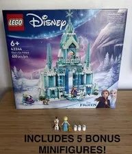 LEGO Disney Frozen Elsa's Ice Palace (Set 43244) 630 pcs *NEW* + 5 Minifigures!