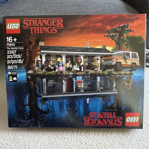 Sealed LEGO Stranger Things 75810 The Upside Down Grail LEGO Set & Bonus Promos