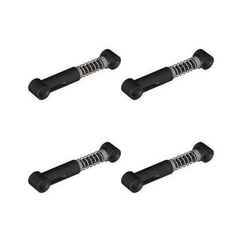 Lego Technic Bricks 4x Black Shock Absorbers Extra Hard Suspension 89954 NEW