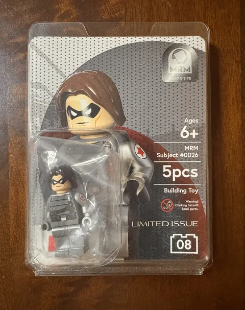 Custom Winter Soldier Minifigure MRM Prints Muddy River Minifigures Marvel 