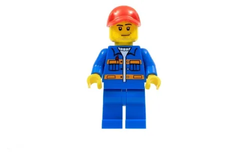 LEGO City (cty0807) BLUE JACKET Minifigure From Set #30353 (2017)