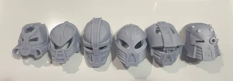 3D Printed Bionicle Masks-The City Of Legend Set