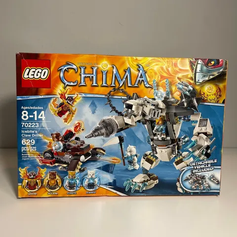 LEGO Legends Of Chima: Icebite's Claw Driller (70223) - NEW Sealed Razar Bulkar